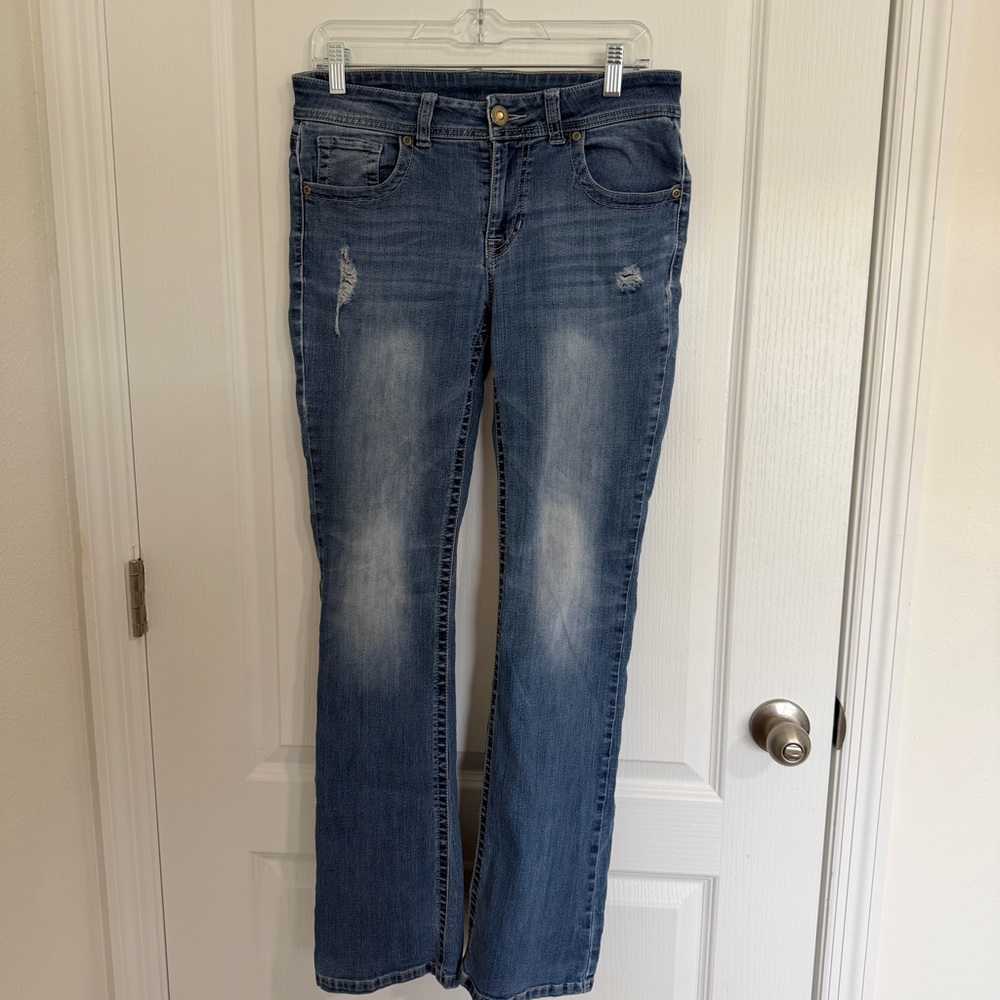 Stylish Blue Women's Straight Leg Jeans